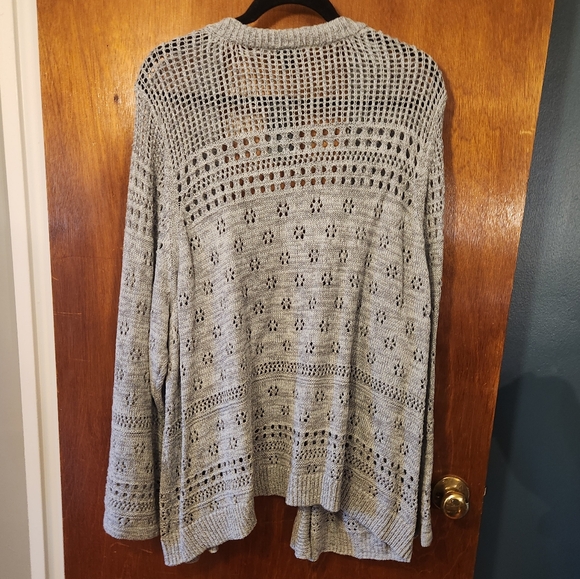 Torrid NWT size 5 (28) gray cardigan - Picture 5 of 7